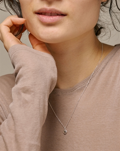 Enamel Copenhagen - Amore Halskæde - Sølvfarvet